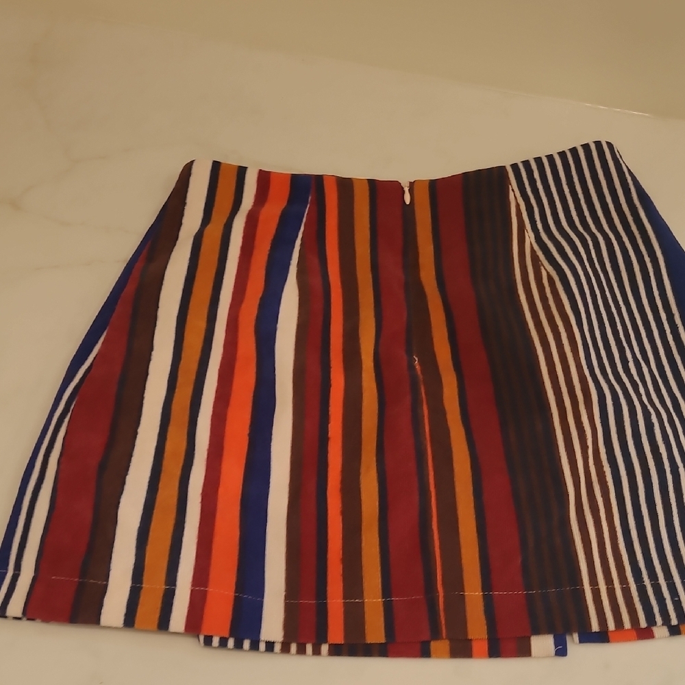 Altar'd State Red and Orange Mini Pencil Skirt - Picture 5 of 5